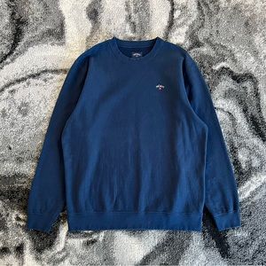 Noah Navy Blue Core Logo Crewneck Sweatshirt